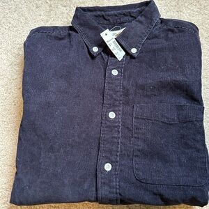 Madewell corduroy button-down shirt (x-small) NWT